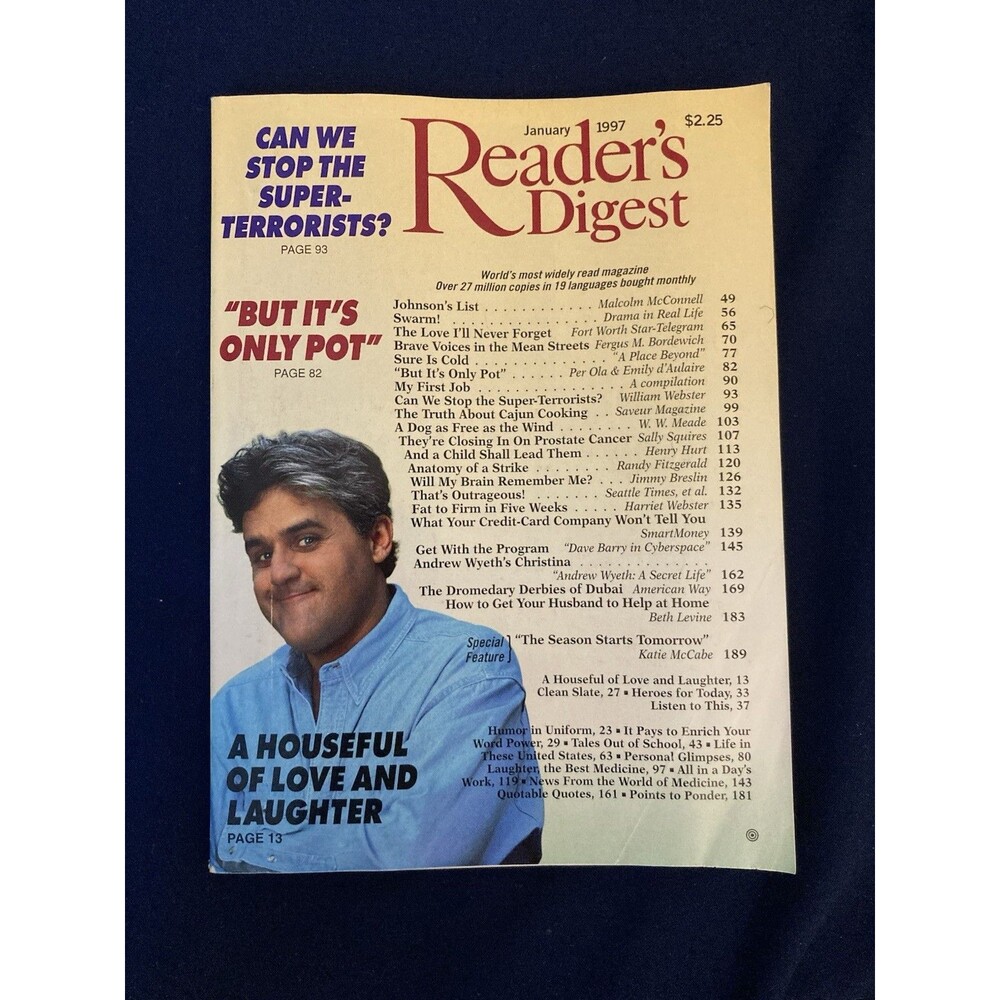 Vintage Reader’s Digest Magazine | January 1997